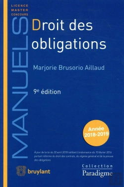 Bertrand.pt - Droit Des Obligations (9e Édition)