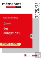 Droit Des Obligations : Cours Intégral Et Synthétique + Tableaux Et Schémas (Édition 2025/2026)