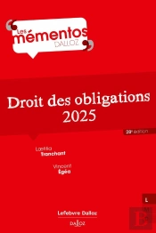 Droit Des Obligations (Édition 2025)