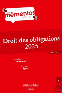 Bertrand.pt - Droit Des Obligations (Édition 2025)