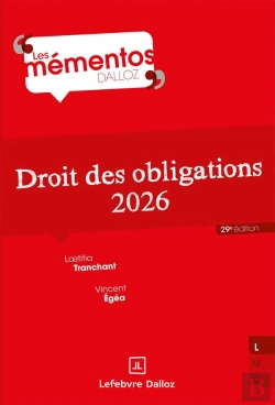 Bertrand.pt - Droit Des Obligations (Édition 2026)