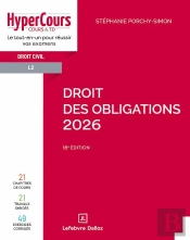 Droit Des Obligations (Édition 2026)