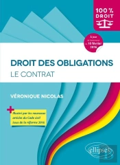 Droit Des Obligations ; Le Contrat
