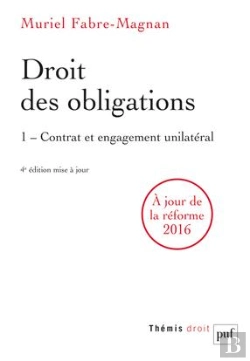 Bertrand.pt - Droit Des Obligations T.1 ; Contrat Et Engagement Unilatéral (4e Édition)