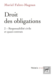 Droit Des Obligations T.2 ; Responsabilité Civile Et Quasi-Contrats