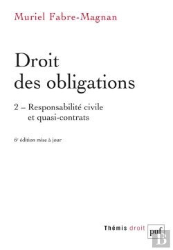 Bertrand.pt - Droit Des Obligations Tome 2 : Responsabilité Civile Et Quasi-Contrats (6e Édition)