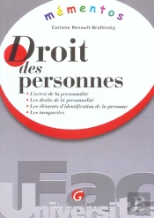 Droit Des Personnes ; 2e Edition