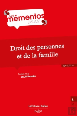 Bertrand.pt - Droit Des Personnes, De La Famille Et Des Incapacités (13e Édition)