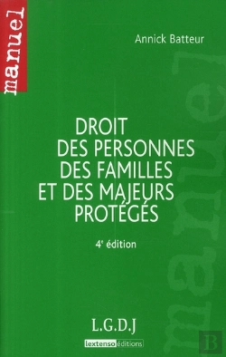 Bertrand.pt - Droit Des Personnes, Des Familles Et Des Majeurs Protégés (4e Édition)
