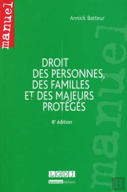 Bertrand.pt - Droit Des Personnes, Des Familles Et Des Majeurs Proteges, 8eme Ed.