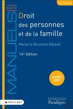 Bertrand.pt - Droit Des Personnes Et De La Famille (14e Édition)