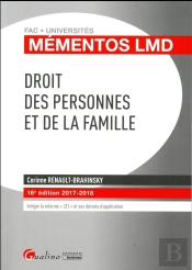 Droit Des Personnes Et De La Famille 16eme Edition