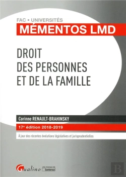 Bertrand.pt - Droit Des Personnes Et De La Famille - 17eme Edition