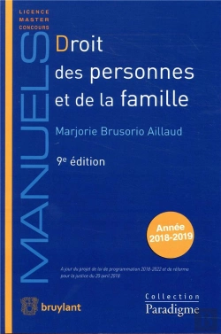 Bertrand.pt - Droit Des Personnes Et De La Famille