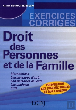 Bertrand.pt - Droit Des Personnes Et De La Famille