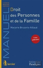 Droit Des Personnes Et De La Famille