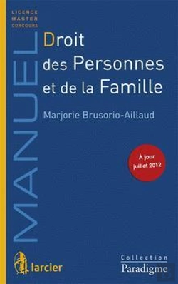 Bertrand.pt - Droit Des Personnes Et De La Famille