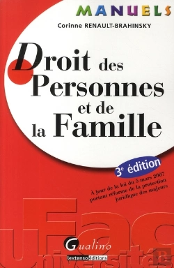 Bertrand.pt - Droit Des Personnes Et De La Famille