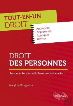 Bertrand.pt - Droit Des Personnes : Personne, Personnalité, Personnes Vulnérables