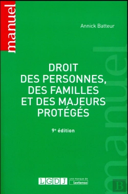 Bertrand.pt - Droit Des Personnes,Des Familles Et Desmajeurs Proteges 9eme Edition