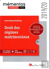 Droit Des Regimes Matrimoniaux - 10eme Edition - 2019 - Le Couple Marie - Les Partenaires Pacses