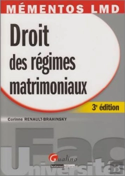 Bertrand.pt - Droit Des Régimes Matrimoniaux (3e Édition)
