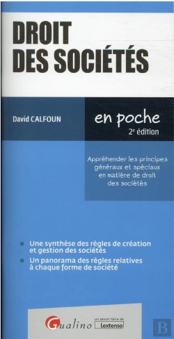 Bertrand.pt - Droit Des Societes 2e Ed - 18 Fiches Pour Connaitre Les Regles Du Droit Des Societes