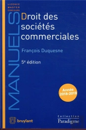 Droit Des Sociétés Commerciales (5e Édition)