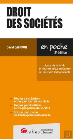 Bertrand.pt - Droit Des Societes