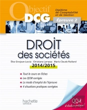 Droit Des Sociétés (Édition 2014/2015)