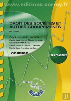 Bertrand.pt - Droit Des Societes Et Autres Groupements Corrige