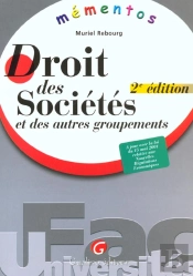 Droit Des Societes Et Des Autres Groupements ; 2e Edition