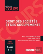 Droit Des Sociétés Et Des Groupements (3e Édition)