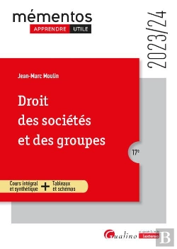 Bertrand.pt - Droit Des Societes Et Des Groupes, 17eme Edition - Un Cours Clair, Structure Et Accessible Pour L Et