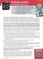 Droit Des Sociétés ; Les Sociétés Commerciales (2e Édition)