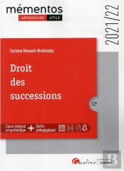 Droit Des Successions, 12eme Edition - Cours Integral Et Synthetique - Outils Pedagogiques
