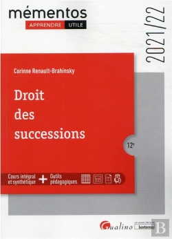 Bertrand.pt - Droit Des Successions, 12eme Edition - Cours Integral Et Synthetique - Outils Pedagogiques