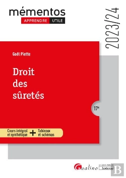 Bertrand.pt - Droit Des Suretes, 17eme Edition - Cours Integral Et Synthetique