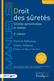 Droit Des Suretes : Suretés Personnelles Et Réelles (Édition 2023)