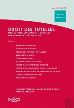 Bertrand.pt - Droit Des Tutelles ; Protection Judiciaire Des Majeurs Et Des Mineurs (Édition 2012/2013)