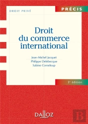 Droit Du Commerce International ; 3e Édition