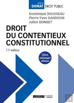 Bertrand.pt - Droit Du Contentieux Constitutionnel, 11eme Ed.