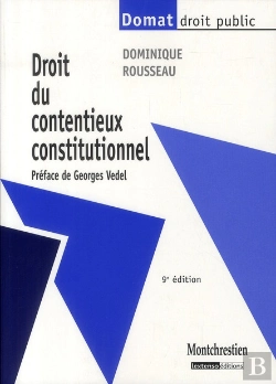 Bertrand.pt - Droit Du Contentieux Constitutionnel