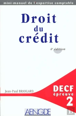Bertrand.pt - Droit Du Credit, Decf Epreuve 2