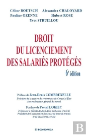 Droit Du Licenciement Des Salariés Protégés (6e Édition)