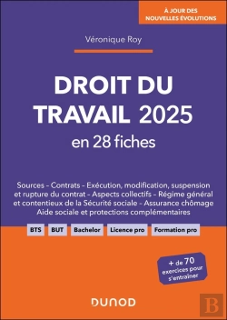 Bertrand.pt - Droit Du Travail 2025 En 28 Fiches (7e Édition)