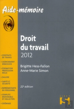 Bertrand.pt - Droit Du Travail (Édition 2012)