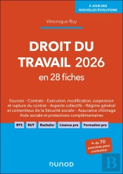 Droit Du Travail En 28 Fiches (Édition 2026)