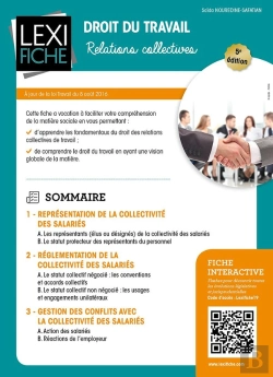 Bertrand.pt - Droit Du Travail, Relations Collectives
