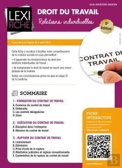 Bertrand.pt - Droit Du Travail, Relations Individuelles